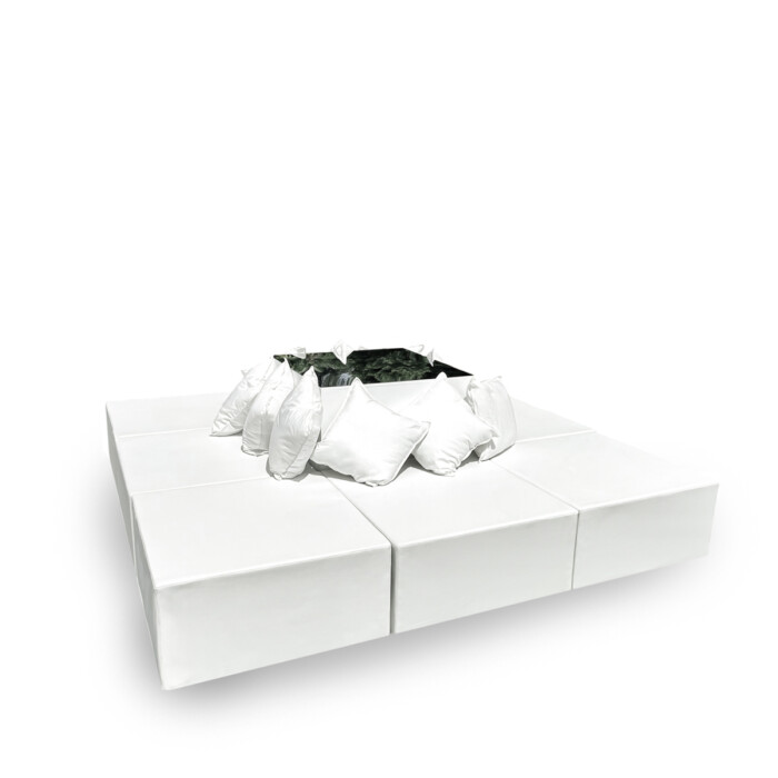 noleggio isola pouf divano divanetto allestimento eventi matrimoni wedding rentals luxury design