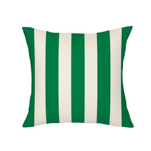 cuscini a righe bianco verde strisce italian style rentals copia
