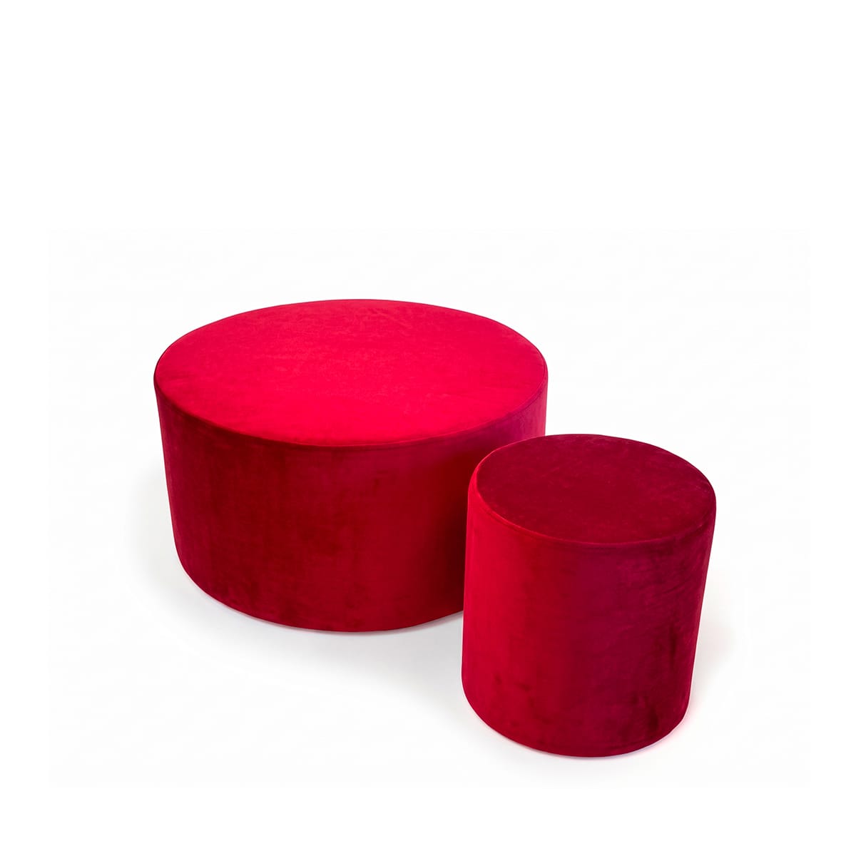 noleggio-pouf-velluto-rosso-rental-sofa-red-divanetti-lounge-allestimenti-eventi