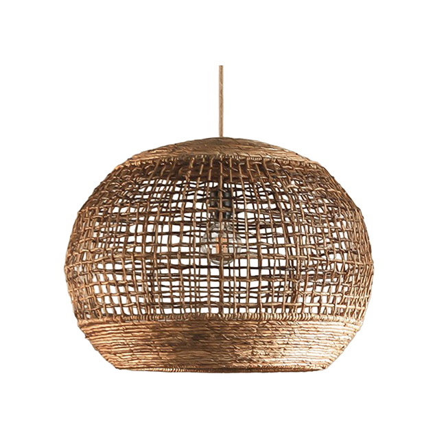 lampadario rattan stile candelier boho allestimenti luci eventi